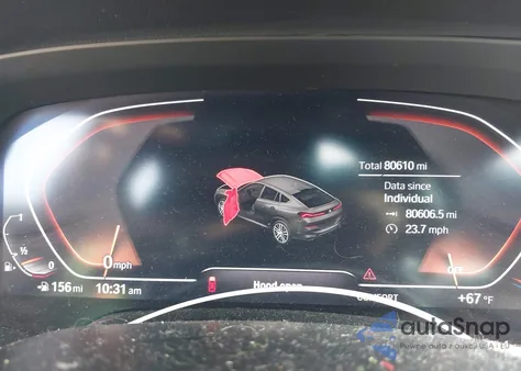 2021 BMW X6 xDrive40I z USA, uszkodzony, nr VIN 5UXCY6C06M9G17166